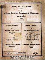 GRANDS EXERCICES JOURNALIERS DE MECANISME POUR LA FLUTE 1927 PDF电子版封面