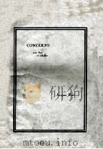 CONCERTO POUR FLUTE ET ORCHESTRE     PDF电子版封面     