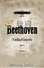 CONCERTE L.VAN BEETHOVEN IN PARTITUR.OP.61.（ PDF版）