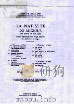 OLIVIER MESSIAEN LA NATIVITE DU SEIGNEUR THE BIRTH OF THE LORD NEUF MEDITATIONS POUR ORGUE NINE MEDI（ PDF版）