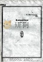SONATINE POUR FLUTE ET PIANO PDF电子版封面