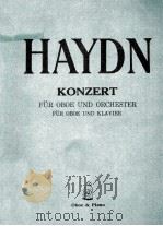 HAYDN KONZERT FUR OBOE UND ORCHESTER FUR OBOE UND KLAVIER（1926 PDF版）
