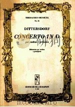 CONCERTO IN D RIDUZIONE PER VIOLINO E PIANOFOTE 1967 PDF电子版封面