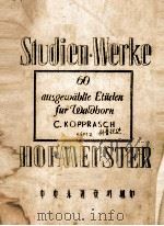 60.AUSGEWABLTE ETUDEN FUR WALLDHORN HEFT 2 PDF电子版封面 C.KOPPRASCH