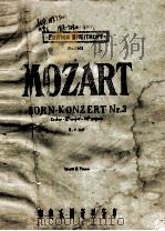 MOZART HORN-KONZERT NR.3 KV.447 PDF电子版封面