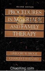 PROCEDURES IN MARRIAHE ANG FAMILY THERAPY SECOND EDITION 1988 PDF电子版封面 0205134165