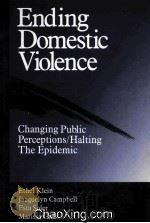 ENDING DOMESTIC VIOLENCE CHANGING PUBLIC PERCEPTIONS/HALTING THE EPIDEMIC 1997 PDF电子版封面 0803970439