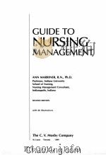 GUIDE TO NURSING MANAGEMENT 1984 PDF电子版封面 0801631572