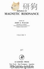 ADVANCE IN MAGNETIC RESONANCE VOLUME 9（1977 PDF版）