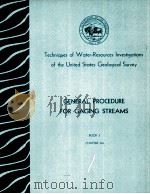 TECHNIQUES OF WATER-RESOURCES INVESTIGATIONS OF THE UNITED STATES GEOLOGICAL SURVEY CHAPTER A6:GENER 1977 PDF电子版封面