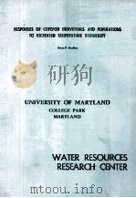 RESPONSES OF COPEPOD INDIVIDUALS AND POPULATIONS TO INCREASED TEMPERATURE VARIABILITY 1980 PDF电子版封面