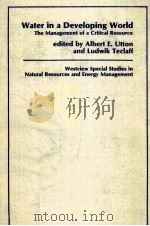 WATER IN A DEVELOPING WORLD:THE MANAGEMENT OF A CRITICAL RESPONSE（1978 PDF版）