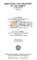 IRRIGATION AND DRAINAGE IN THE WORLD:A GLOBAL REVIEW VOLUME Ⅲ THIRD EDITION（1983 PDF版）