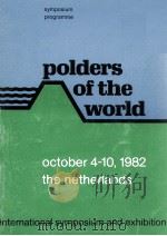 POLDERS OF THE WORLD 1982 PDF电子版封面