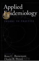 APPLIED EPIDEMIOLOGY  THEORY TO PRACTICE（1998 PDF版）