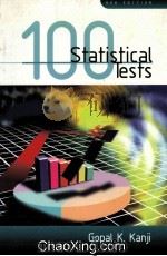 100 STATISTICAL TESTS NEW EDITION 1999 PDF电子版封面 0761961518