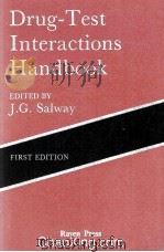 DRUG TEST INTERACTIONS HAND BOOK 1990 PDF电子版封面 0881676020
