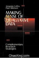 MAKING SENSE OF QUALITATIVE DATA COMPLEMENTARY RESEARCH STRATEGIES 1996 PDF电子版封面 0803970536