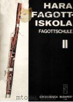 FAGOTTISKOLA FAGOTTSCHULE II 1972 PDF电子版封面