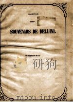 SOUVEIRS DE BELLINI PDF电子版封面