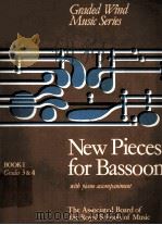 NEW PIECES FOR BASSOON WITH PIANO ACCOMPANIMENT 1978 PDF电子版封面