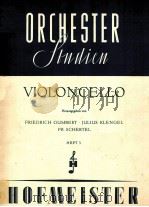 VIOLONCELLO HERAUSGEGEBEN VON FRIEDRICH GUMBERT JULIUS KLENGEL HEFT 3 PDF电子版封面