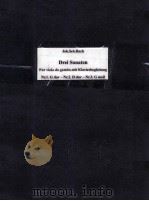 DREI SONATEN FUR VIOLA DA GAMBA.MIT KLAVIERBEGLEITUNG     PDF电子版封面     