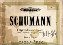 SCHUMANN ORIGINAL-KOMPOSITIONEN VON ROBERT SCHUMANN FUR KLAVIER ZU VIER HANDEN（ PDF版）