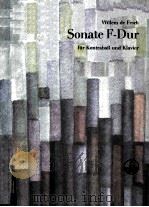 SONATE F-DUR FUR PDF电子版封面