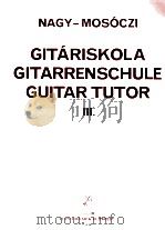 GITARISKOLA GITARRENSCHULE GUITAR TUTOR III 1983 PDF电子版封面
