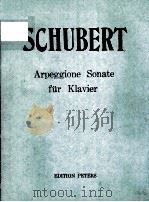 FRANZ SCHUBERT SONATE FUR AROEGGIONE UND KLAVIER（ PDF版）