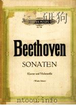 SONATEN%FUR KLAVIER UND VIOLONCELLO PDF电子版封面