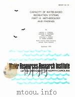 CAPACITY OF WATER-BASED RECREATION SYSTEMS PART Ⅲ:METHODOLOGY AND FINDINGS（1975 PDF版）