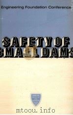 SAFETY OF SMALL DAMS（ PDF版）