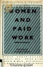 WOMEN AND PAID WORK  ISSUES OF EQIALITY（1988 PDF版）