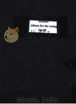 SCHUMANN ALBUM FUR DIE JUGEND OPUS 68（ PDF版）