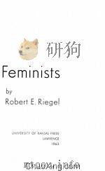 AMERICAN FEMINISTS 1963 PDF电子版封面