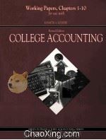 COLLEGE ACCOUNTING  REVISED EDITION   1993  PDF电子版封面  0256132755   