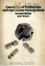 Essentials of Production and Operations Management Second Edition 1980 PDF电子版封面 0039105857