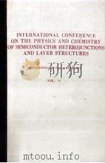 INTERNATIONAL CONFERENCE ON THE PHYSICS AND CHEMISTRY OF SEMICONDUCTOR HETEROJUNCTIONS AND LAYER STR（ PDF版）
