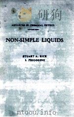 NON-SIMPLE LIQUIDS VOLUME XXXI 1975 PDF电子版封面 0471699330