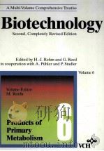 BIOTECHNOLOGY VOLUME 6 PRODUCTS OF PRIMARY METABOLISM（1996 PDF版）