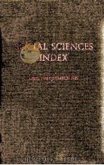 SOCIAL SCIENCES INDEX APRIL 1988 TO MARCH 1989 1989 PDF电子版封面