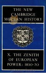 THE NEW CAMBRIDGE MODERN HISTORY ADVISORY COMMITTEE SIR GEOGE CLARK SIR JAMES BUTLER J.P.T.BURY E.A. 1964 PDF电子版封面 0521045487