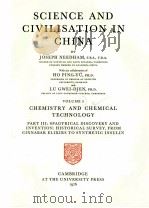 SCIENCE AND CIVILISATION IN CHINA VOLUME 5 PART 3 SECTION 33 CONTINUED（1976 PDF版）