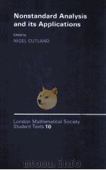NONSTANDARD ANALYSIS AND ITS APPLICATIONS（1988 PDF版）