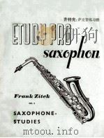 Saxophone Studies Op.3 PDF电子版封面