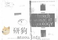 Church Music and Theology（ PDF版）