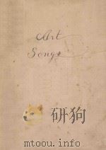 Art Songs 1950 PDF电子版封面