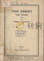 Vocal Exercises PDF电子版封面